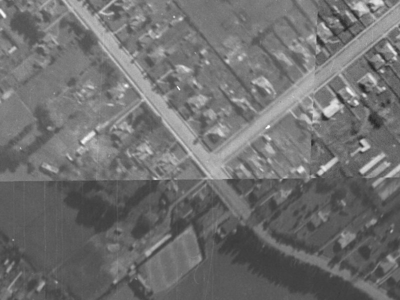 88 Domain Terrace from the air, 1940-1944
