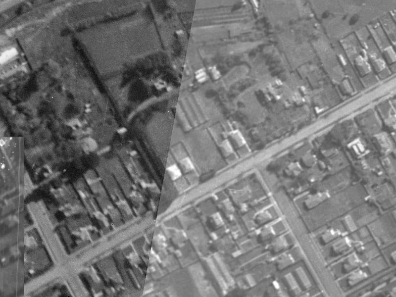 107 Saint Martins Road from the air, 1940-1944
