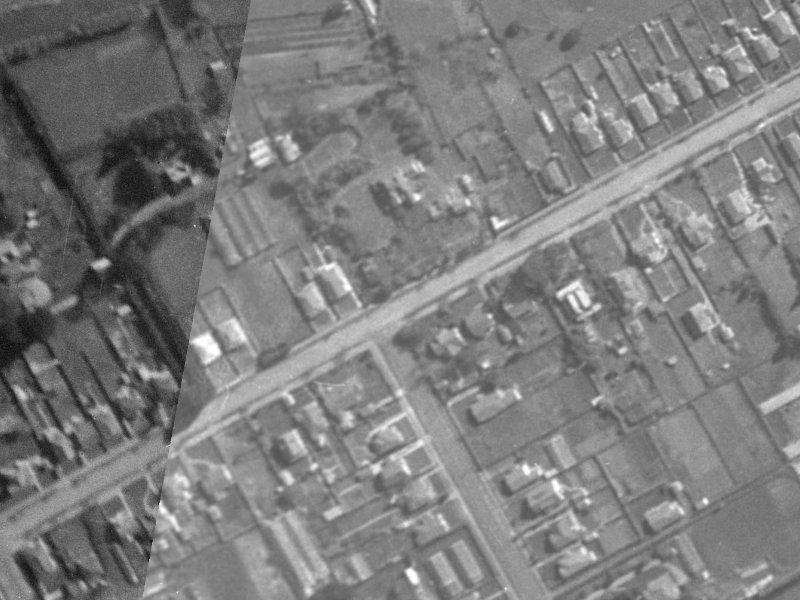 115 Saint Martins Road from the air, 1940-1944