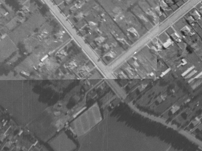 79 Domain Terrace from the air, 1940-1944