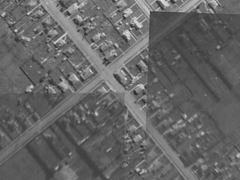 278 Lyttelton Street from the air, 1940-1944