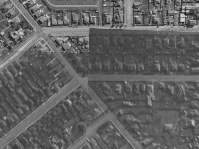7 Boon Street from the air, 1940-1944