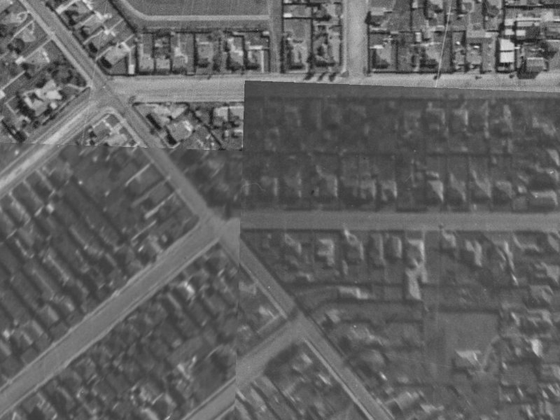 39b Boon Street from the air, 1940-1944