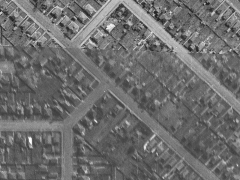 93 Southampton Street from the air, 1940-1944