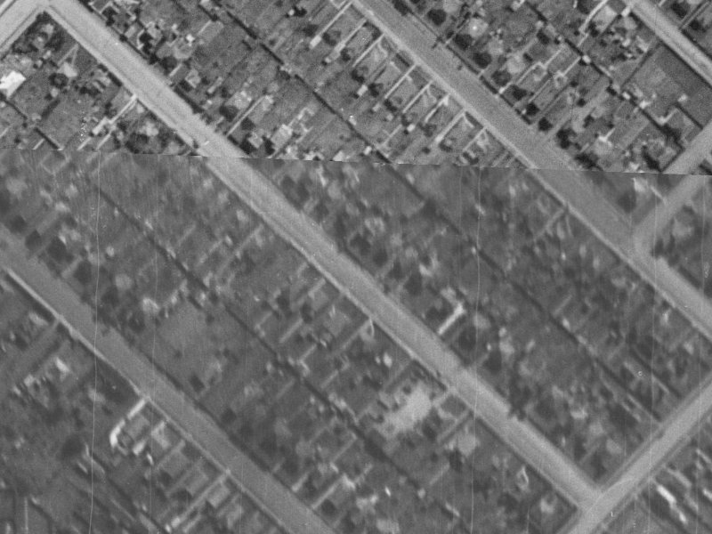 141A King Street from the air, 1940-1944