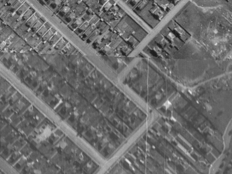 172 Huxley Street from the air, 1940-1944
