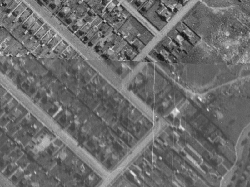 176 Huxley Street from the air, 1940-1944