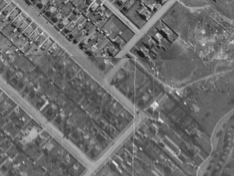 177 Huxley Street from the air, 1940-1944