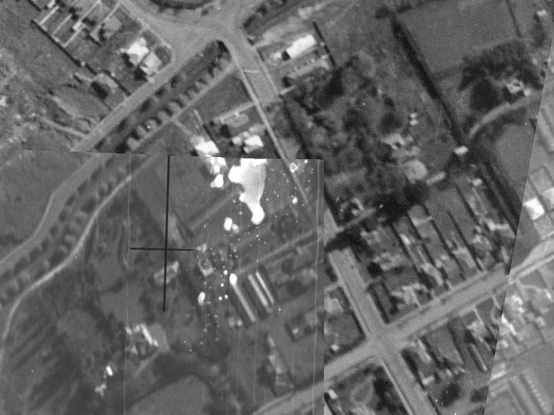Hythe Lane from the air, 1940-1944