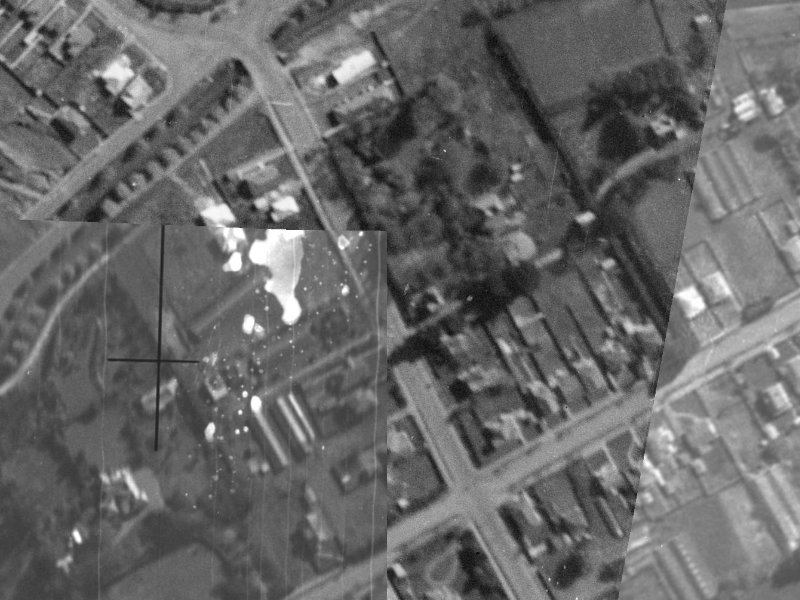 174 Wilsons Road from the air, 1940-1944