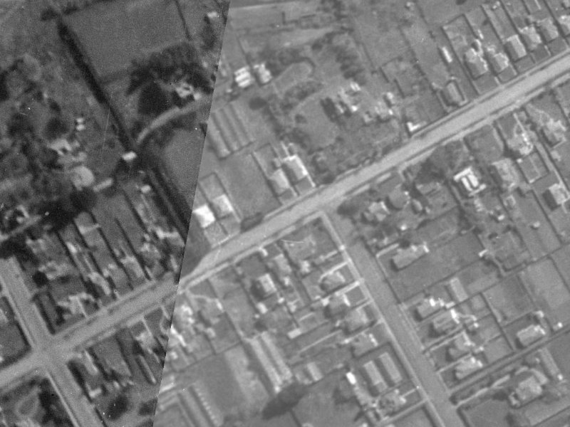 109 Saint Martins Road from the air, 1940-1944