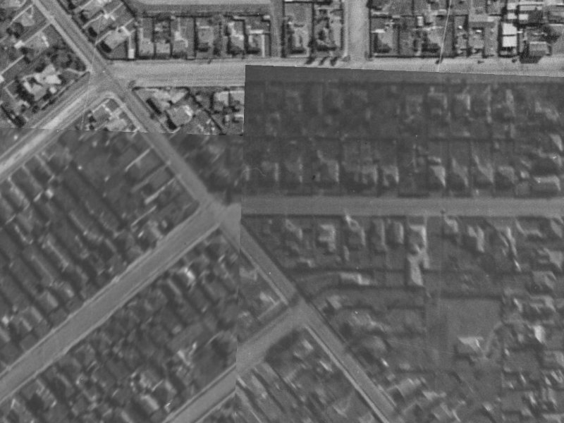 20 Boon Street from the air, 1940-1944