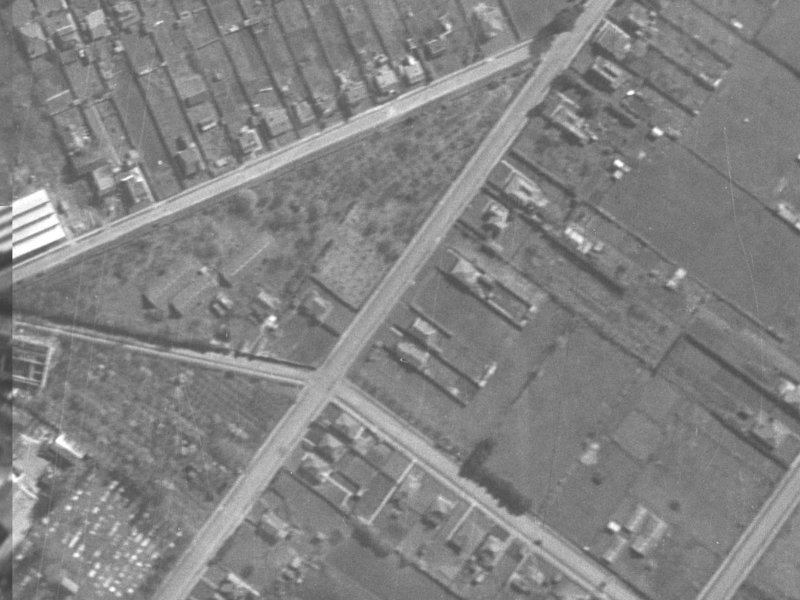 55 Rutherford Street from the air, 1940-1944