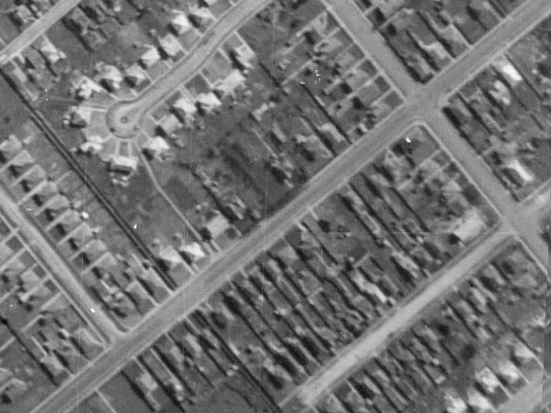 93A Milton Street from the air, 1940-1944