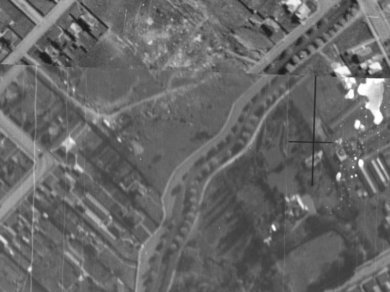 331 Eastern Terrace from the air, 1940-1944