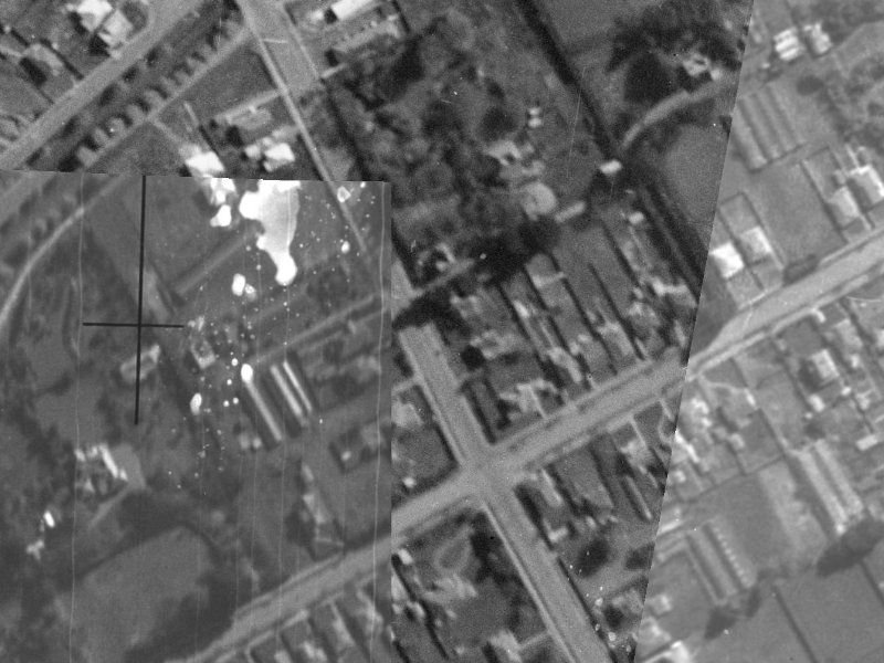 173 Wilsons Road from the air, 1940-1944