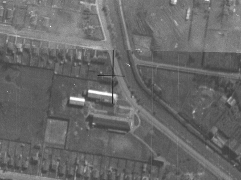 89 Cumnor Terrace from the air, 1940-1944