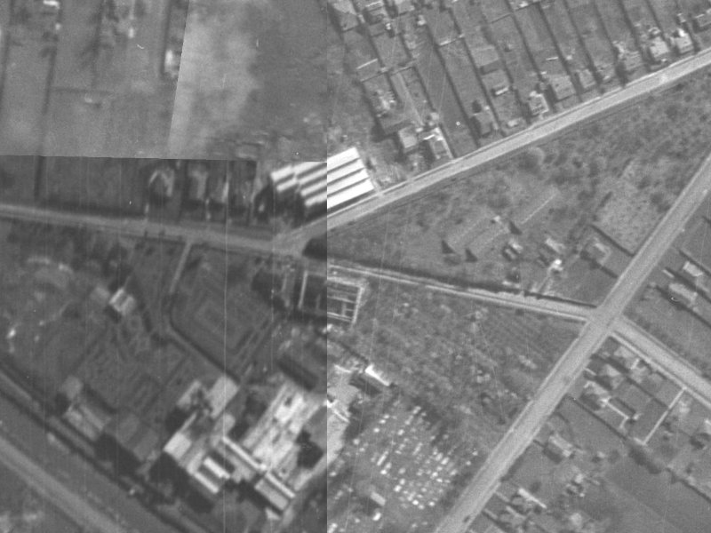 35 Lane Street from the air, 1940-1944