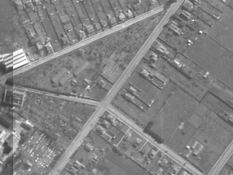 54 Rutherford Street from the air, 1940-1944