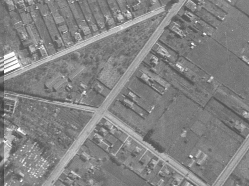56-48 Rutherford Street from the air, 1940-1944