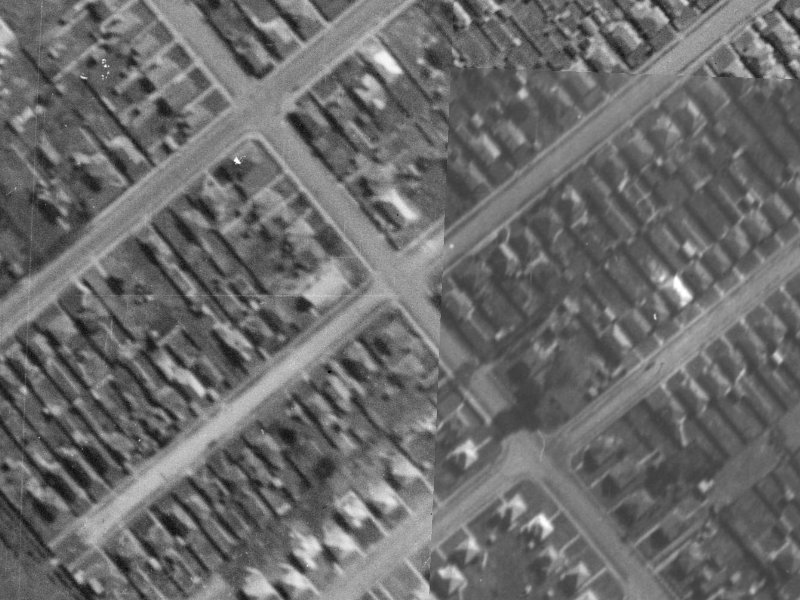82 Roker Street from the air, 1940-1944