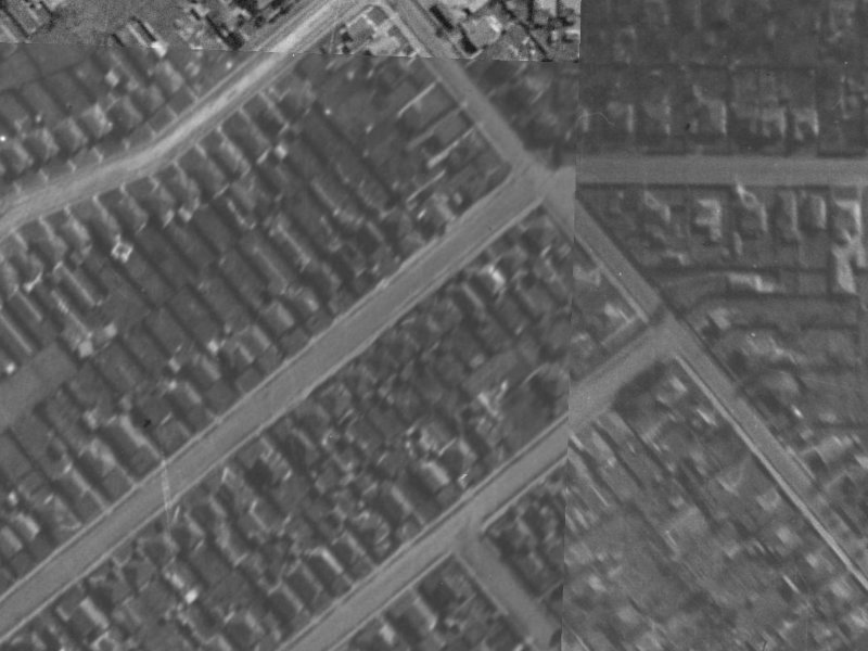 46 Leitch Street from the air, 1940-1944