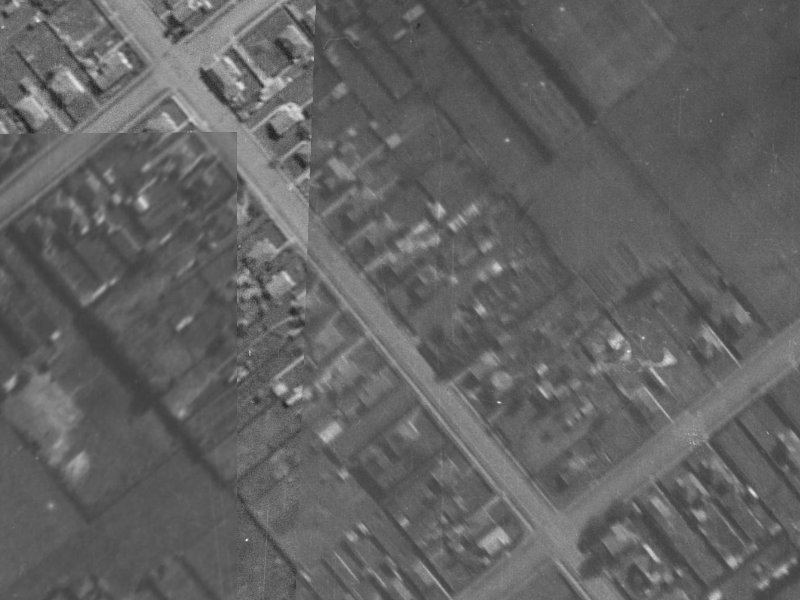256 Lyttelton Street from the air, 1940-1944