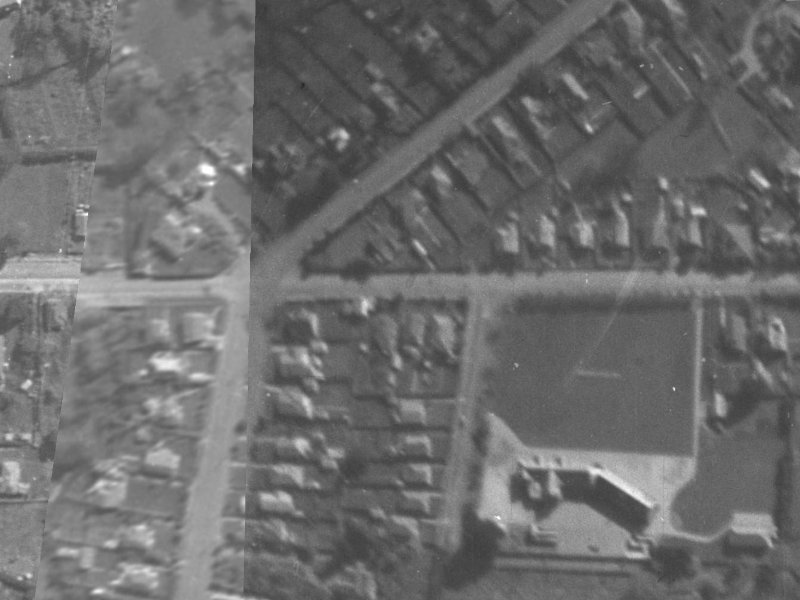 26 Ford Road from the air, 1940-1944