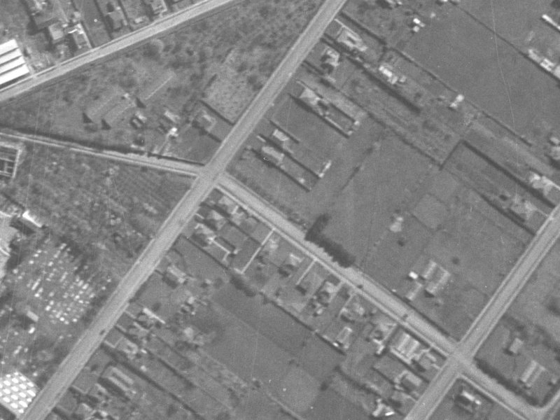 62 Barton Street from the air, 1940-1944