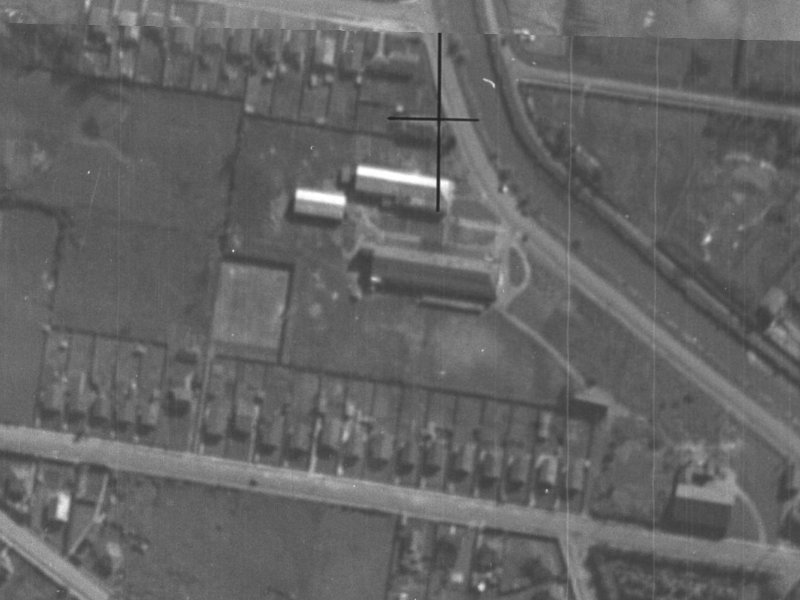 38 Garlands Road from the air, 1940-1944