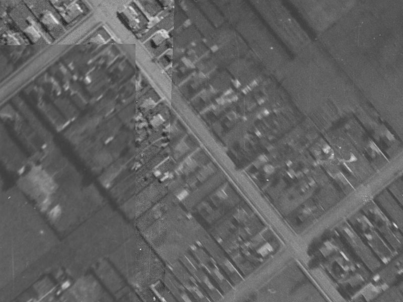 251 Lyttelton Street from the air, 1940-1944