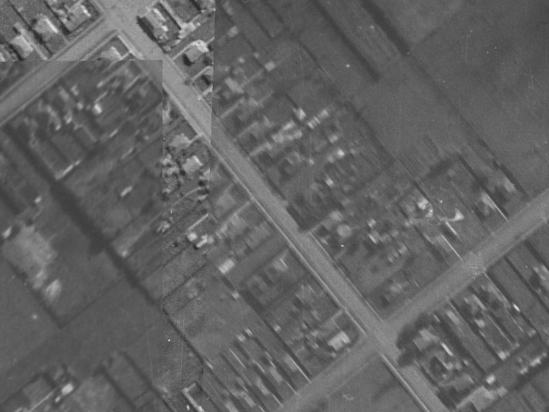249 Lyttelton Street from the air, 1940-1944