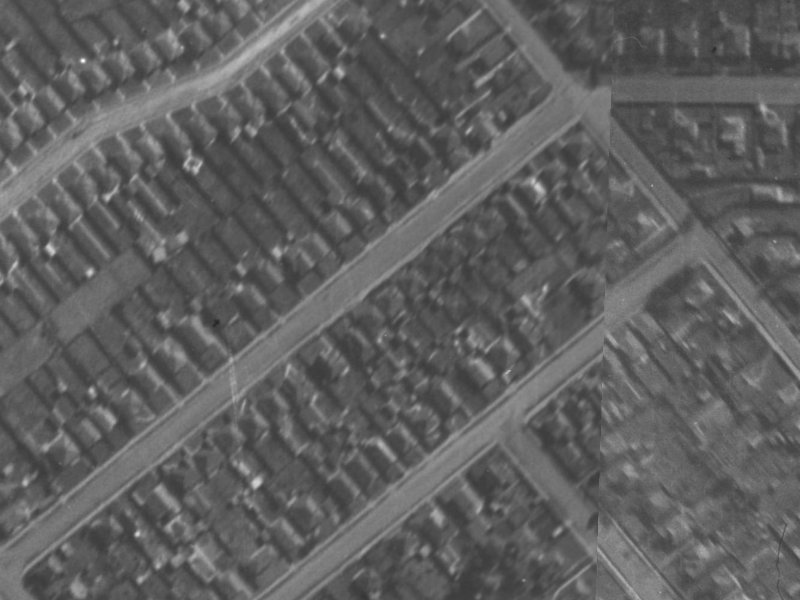 38 Leitch Street from the air, 1940-1944