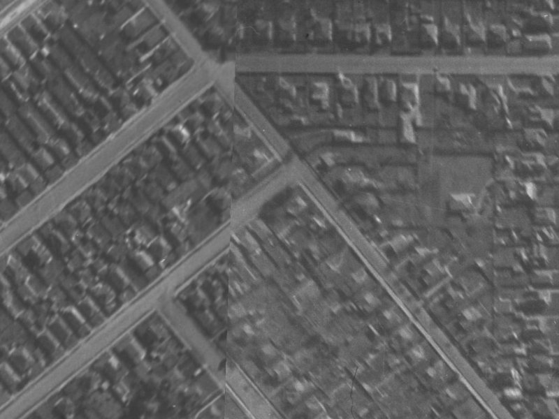 48 Dunn Street from the air, 1940-1944