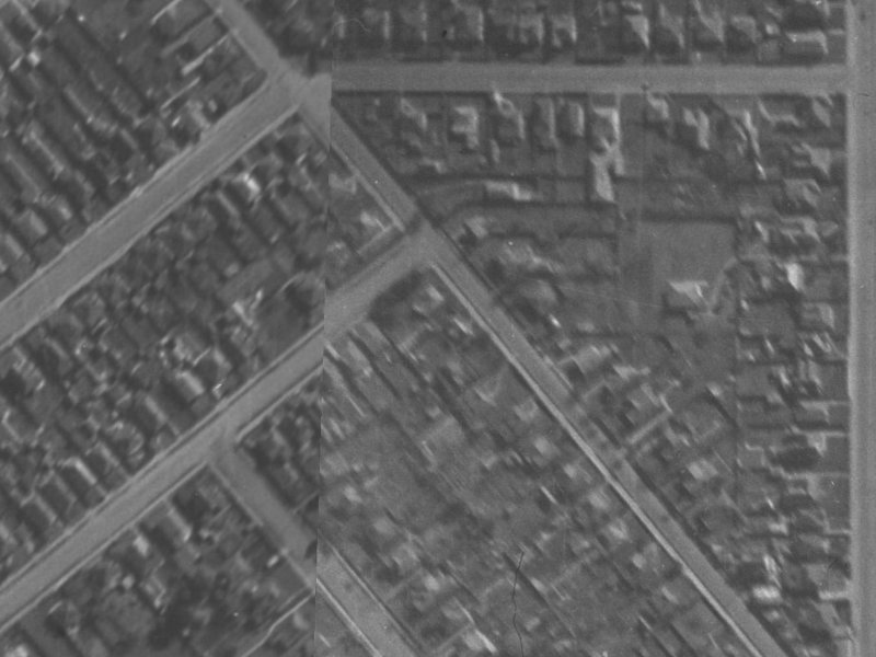 175A Colombo Street from the air, 1940-1944