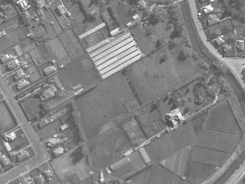 12 Derrett Place from the air, 1940-1944