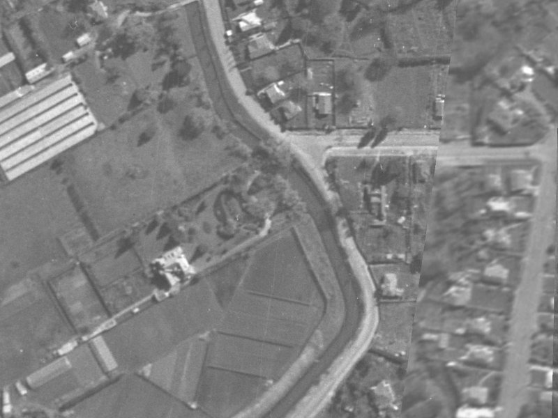 207 Riverlaw Terrace from the air, 1940-1944