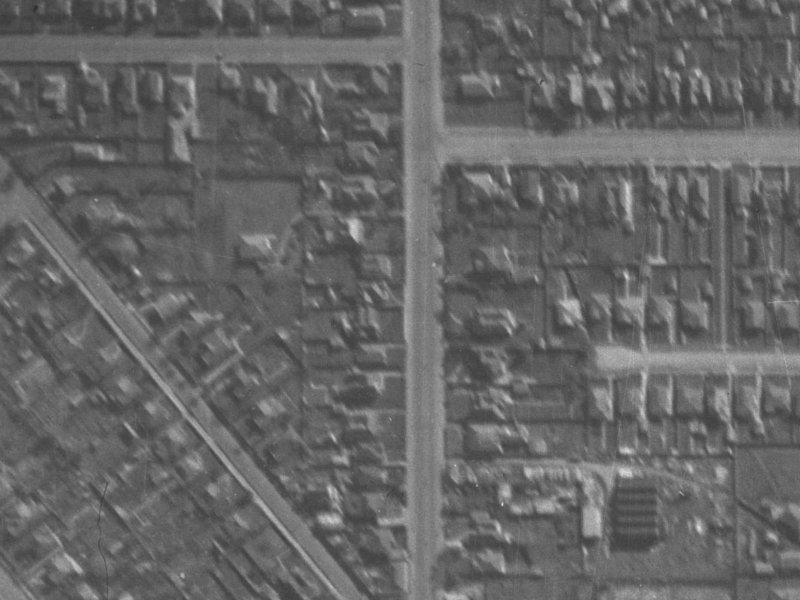 171 Colombo Street from the air, 1940-1944