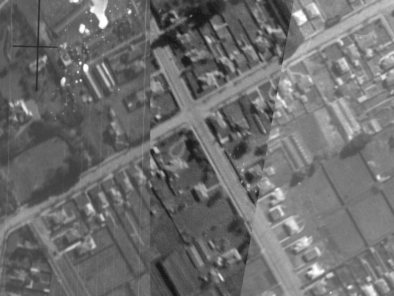 145 Wilsons Road from the air, 1940-1944