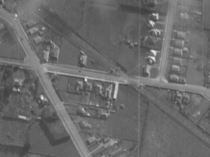 91 Garlands Road from the air, 1940-1944