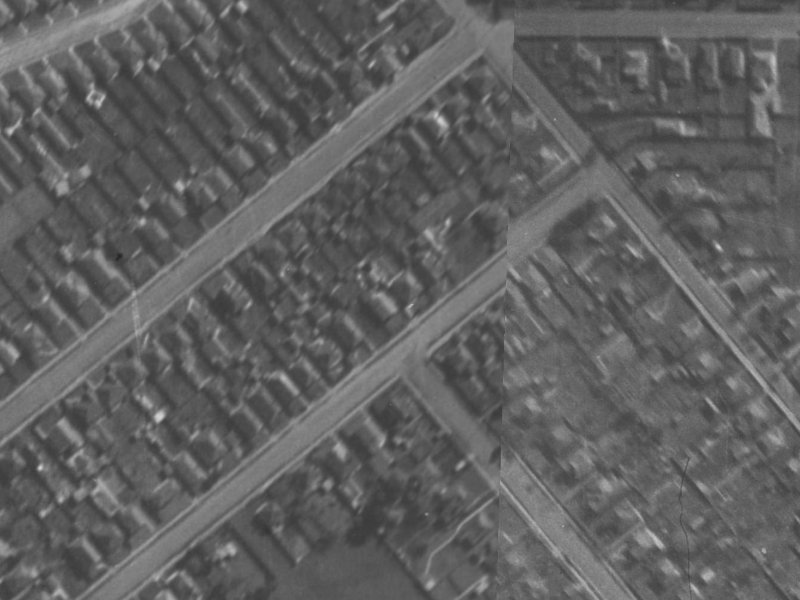 41 Dunn Street from the air, 1940-1944