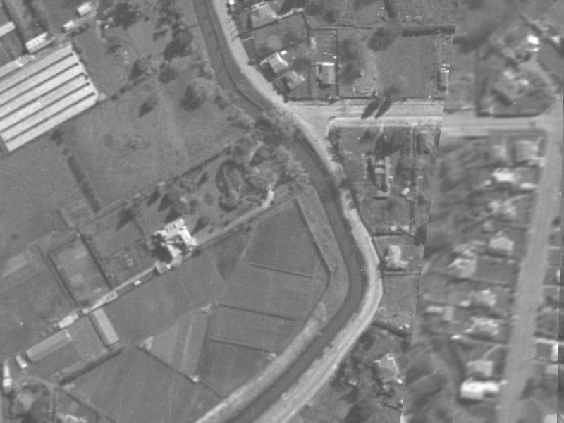 212 Riverlaw Terrace from the air, 1940-1944