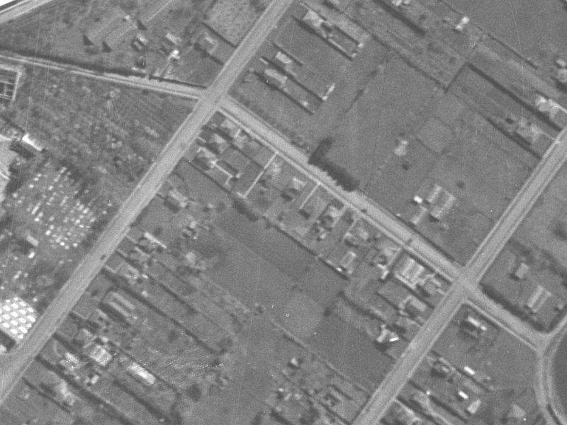 73 Rutherford Street from the air, 1940-1944