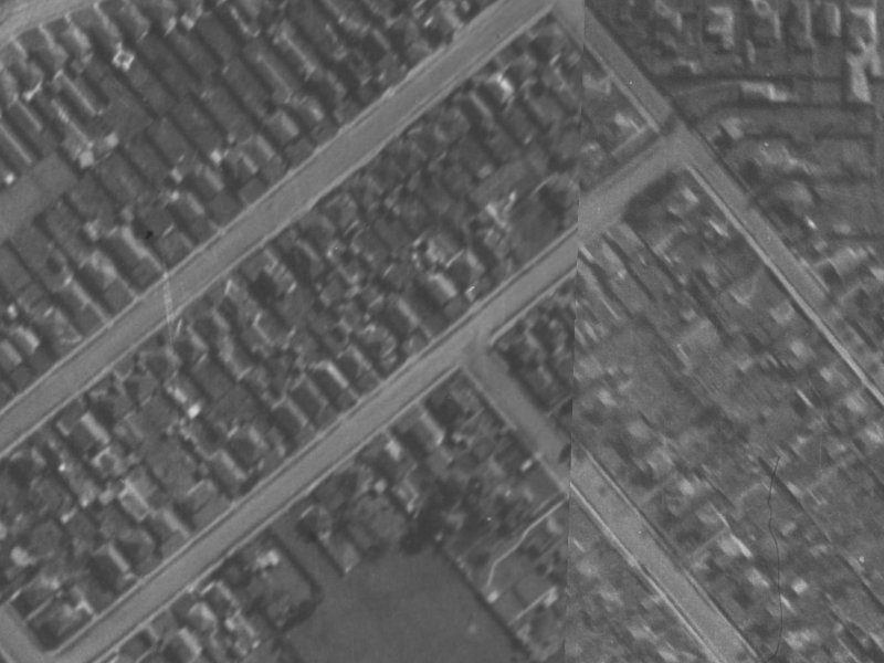 37 Dunn Street from the air, 1940-1944
