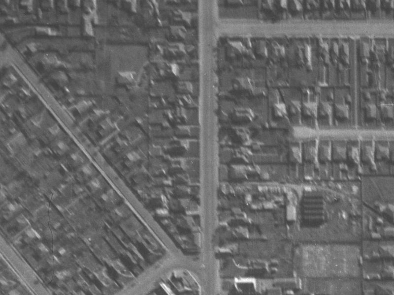 167 Colombo Street from the air, 1940-1944