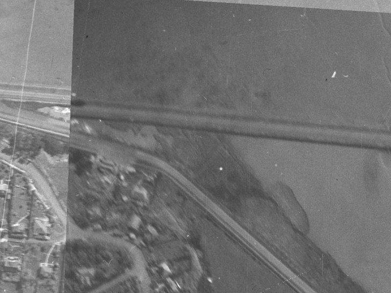 1 McCormacks Bay Road from the air, 1940-1944