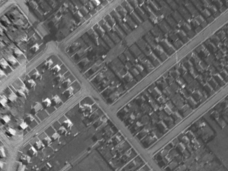 102 Selwyn Street from the air, 1940-1944