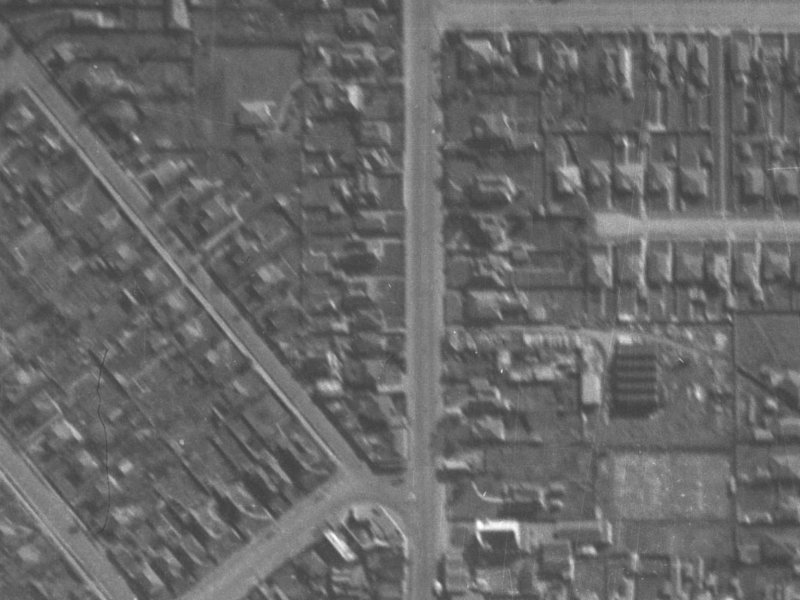 163 Colombo Street from the air, 1940-1944