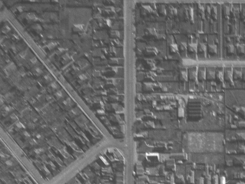 163E Colombo Street from the air, 1940-1944