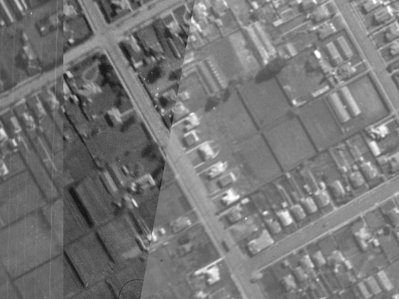 136 Wilsons Rd S from the air, 1940-1944